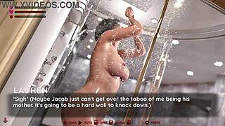 Stepmommy Guy 1: Big-Ass Milf Squirts on Monster Cock in Rough Interracial Cuckold Game