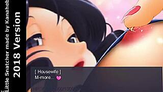 Little snatcher housewife milf exposes huge natural tits nipples closeup