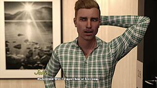 Shy brunette falls hard after two college days