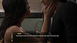 Sexy Brunette Ex Kneels for Deep Blowjob