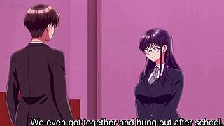 This pervy teacher sneaks first-time fuck with horny classroom student in hentai