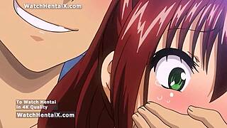 Anime hentai girlfriend spreads legs for boyfriend's tongue on pussy then rides cock doggystyle creampie finish