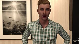 Shy brunette falls hard after two college days