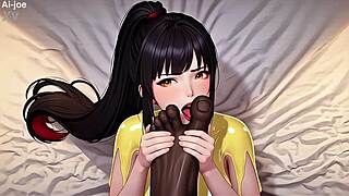 LICKING ANUS Cute Asian Girl's Oral Gangbang Assault