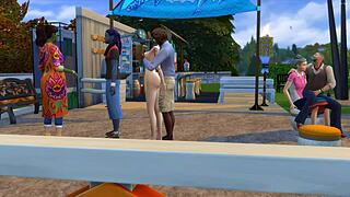 Biggest Animated Orgy Mature Milf Old Whore Group Anal Pussy Outdoor Party Suggestive Chaos