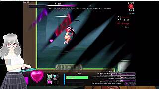 Eris Dysnomia plays out levels 1-2 in Konosuba hentai game part 1