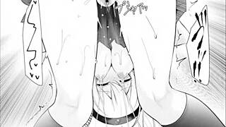 Long-legged hentai teen's footjob sparks overwhelming pleasure and desire waves