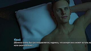 Blonde Nurse Patient Fuck Includes Kissing Striptease Blowjob in Hospital Gameplay Part 18