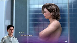 Married Milf Bride Stuck Rubbing Big Ass on Cock Until Explosive Cum in Hentai Game