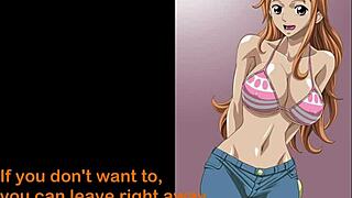 nami teases you through one piece hentai joi