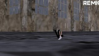 mmd giantess sadako's huge ass insertion fart fetish tease