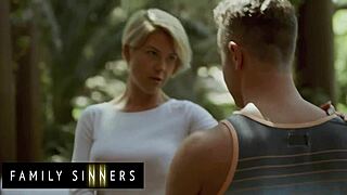 StepMom Craves StepSon Cock - Blonde Milf Rides Hard Every Time