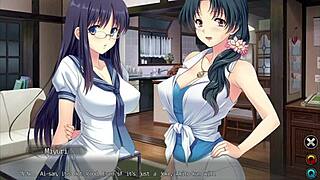 tsumamigui 3 eng prologue: curvy big tits wife blows fat cock in steamy gameplay