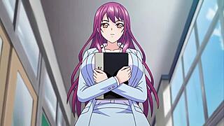 Hentai Student Pounds Teacher Cowgirl Creampie Facial Blowjob