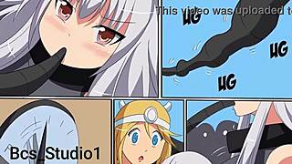 shino battles md cow scientist's giantess breast growth in sexy hentai expansion