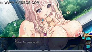 funbag fantasy luceria bounces her huge tits in full hentai scene 5