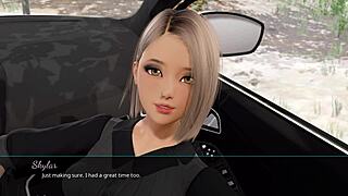 hey, wanna watch me fuck this horny white hair girl's hot pussy deep in the forest 3d hentai?