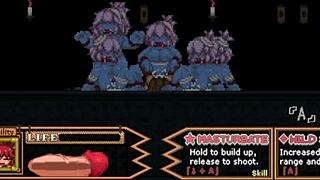 blue skin beauty endures 30-minute forest gangbang orgy frenzy