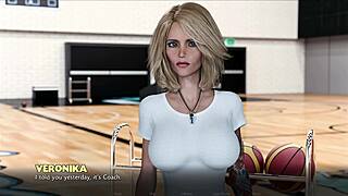 Slutty teacher recognizes huge cock and begs for cum