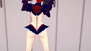 i love ryuko matoi having big tits sex part 1