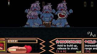 blue skin beauty endures 30-minute forest gangbang orgy frenzy