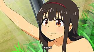 A horny busty teen with massive tits gets fingered wet then fucked hard outdoors in missionary and doggystyle.