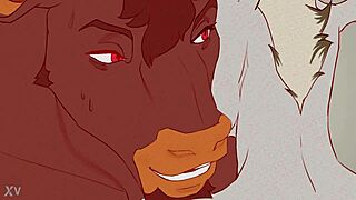 Furry Female Goat Gets Big Cock Creampie Pussy Fuck Animation