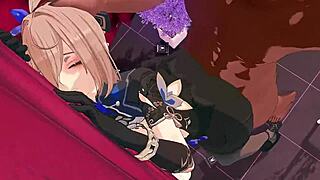Aponia Endures Relentless Hardcore Pounding in Honkai Impact Animation