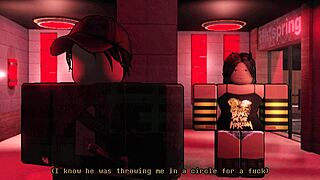 Hunter meets seductive hybrid demon in roblox showdown