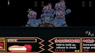 blue skin beauty endures 30-minute forest gangbang orgy frenzy