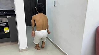 my naughty little stepbrother ties me up and i get so horny fulfilling his dirty wish