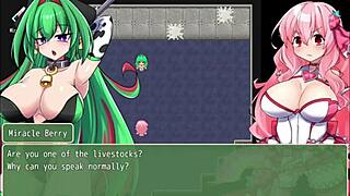 Magical Girl Miracle Berry Teases Hentai Game Scenes Subtly