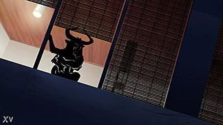 Furry Female Goat Gets Big Cock Creampie Pussy Fuck Animation