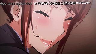 the curvy cheating wife sneaks a quickie creampie with intense licking and fat ass pounding anime hentai