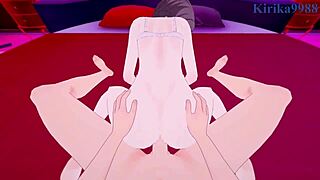 shinonome ena rides hoshino ichika hard in project sekai pov creampie