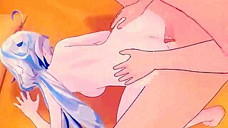 surprise furina gets anal creampie birthday gangbang with big tits bouncing in genshin hentai