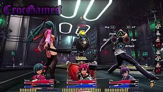 intense giants ravage curvy asian hentai babes with huge tits in creampie adventure game