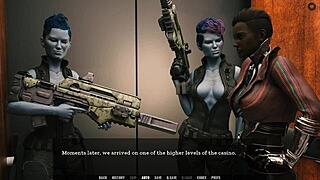 wanna see this slutty alien girl devour interracial pussy in tales from the unending void 30?