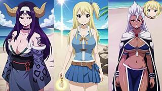 Fairy tail battle-fuck tournament joi features demons monsters big tits fucking in ai gen hentai game