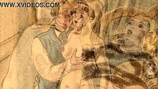 Vintage Erotic Illustrations Captivate Retro Fans