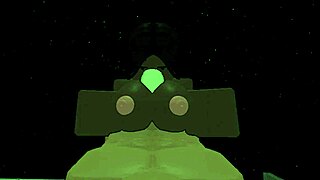 Hunter meets seductive hybrid demon in roblox showdown