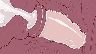 Furry Female Goat Gets Big Cock Creampie Pussy Fuck Animation