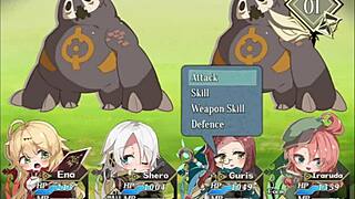 big tits bounce wildly in forest castle fetish fuck!