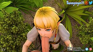 linkle kneels for teasing pov deepthroat blowjob