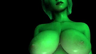 Sexy VAM Milf Striptease with Jiggling Curves and Naughty Undressing Dance