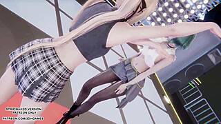 marie rose and tamaki perform sunlight sexy dance in revealing costumes doa mmd hentai uncensored 4k 60fps