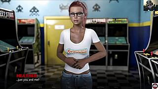 time stamps lost love part 06 by motkeyz features big ass big tits milf teen monster cock pounding in visual novel game