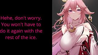 yae miko commands assplay joi with femdom humiliation 😈🍑