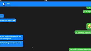 MY GF'S BIG TITS BOUNCING WHILE CHEATING LIVE ON ME!