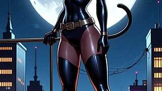 wanna see catwoman get her ass fucked by a huge milf stepmom cock?